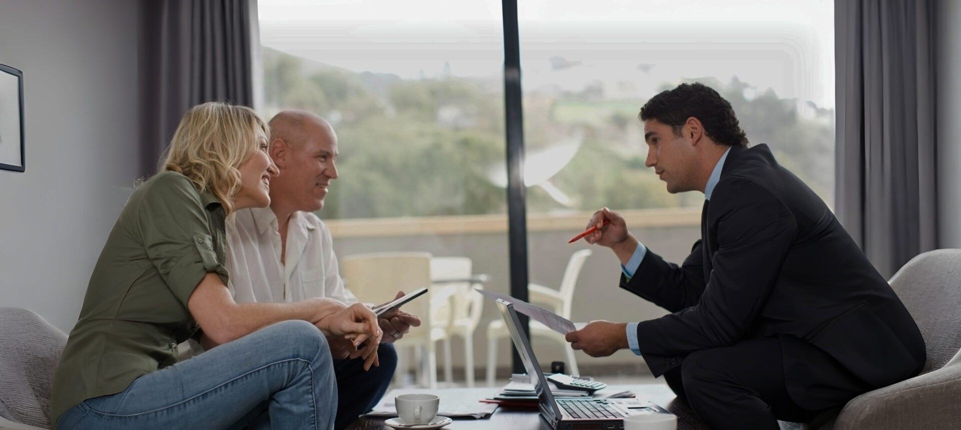 Business meeting in modern office